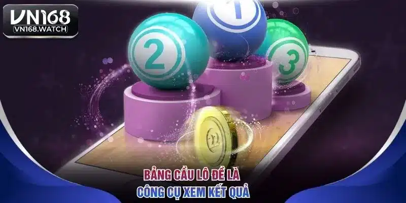 Bảng cầu lô đề là công cụ xem kết quả